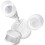 Refletor LED com sensor de movimento para exterior, 24W, 2 cabeças, branco 1