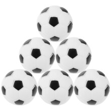 WHAMVOX 6-teiliges Fußball-Torten-Set, Fußball-Party-Gastgeschenke, Baby, 6,3 x 6,3 cm