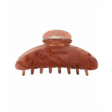 Grande pince à cheveux en acétate de 10 cm pour femmes – Style français, dents antidérapantes, compatible avec les cheveux épais, les chignons