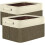 2 Pack Linen Storage Bins 15" x 11" x 9.5" 1
