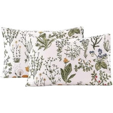 100% Washed Cotton King Pillowcases 20x36 in Envelope Style