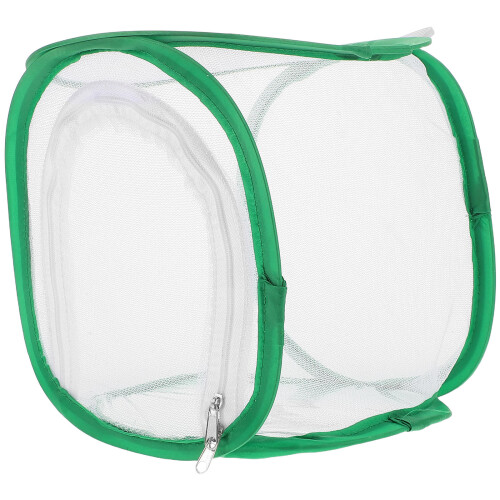 2Pièces Coffret D'élevage Insectes En Tissu Mesh Vert Clair 2