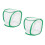 2Pièces Coffret D'élevage Insectes En Tissu Mesh Vert Clair 4