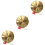 3Pièces Gong Percussion Chinois Cuivre Avec Maillets Pour Décor 8