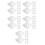 125Pièces Poches Epe Blanches Expédition Objets 4