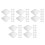 125Pièces Poches Epe Blanches Expédition Objets 7