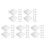 125Pièces Poches Epe Blanches Expédition Objets 9