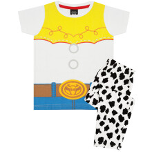 Disney Toy Story Short Sleeve Long Leg Pyjama Set (Girls Black)