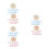 6Ensembles Plaques Bois Fleurs Multi Pour Décor Bébé Mensuel 10