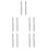 10Pcs Carbon Steel Tire Drill Bits Silver for DIY Use 5