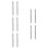 10Pcs Carbon Steel Tire Drill Bits Silver for DIY Use 6