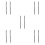 10Pcs Carbon Steel Tire Drill Bits Silver for DIY Use 7