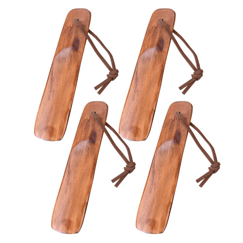 16Pièces Aide Chaussures Bois Portable Ergonomique 1