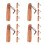 16Pièces Aide Chaussures Bois Portable Ergonomique 3