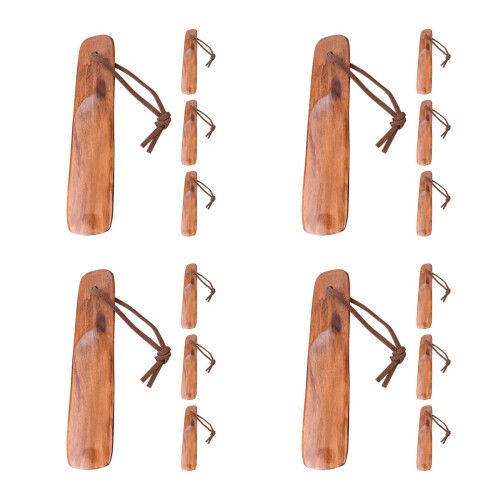 16Pièces Aide Chaussures Bois Portable Ergonomique 2
