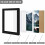 12x12 Holzbilderrahmen mit Echtglas 4