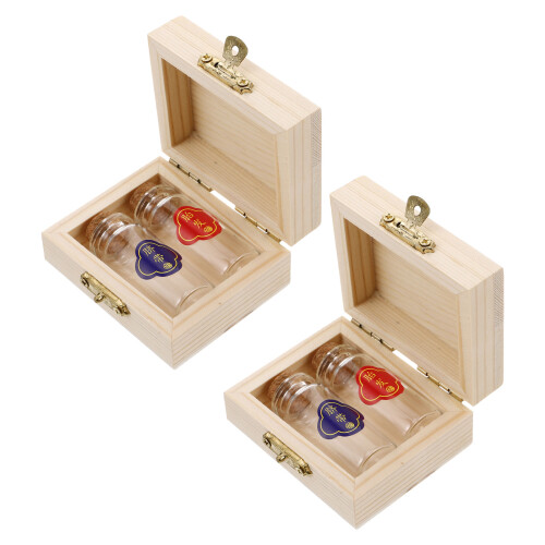 10Ensembles Souvenirs Beige Bois Pour Bébé Cordons 1