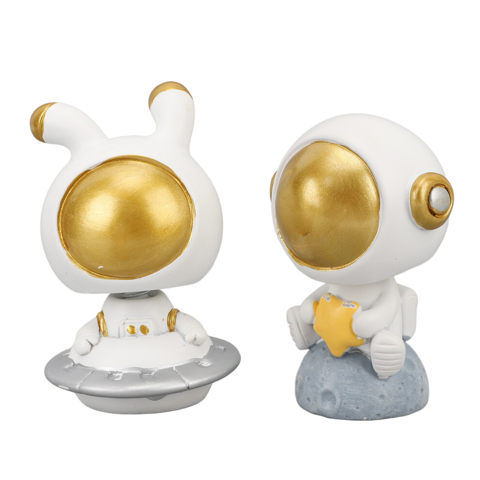 Resin Car Dashboard Figurine - Cute Desk Decor