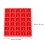 2Pièces À Pièces ABS Rouge Pour Rangement Multi-Compartiments 2