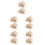 10Ensembles Construction Maison Bois Puzzle DIY Décor 6
