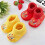 1Paire Chaussures Bébé Hiver Brodées Coton Velours 6