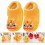 1Paire Chaussures Bébé Hiver Brodées Coton Velours 9