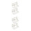 4Pièces Étui Portable ABS Pour Anches Bois Double Pour Musicien 4