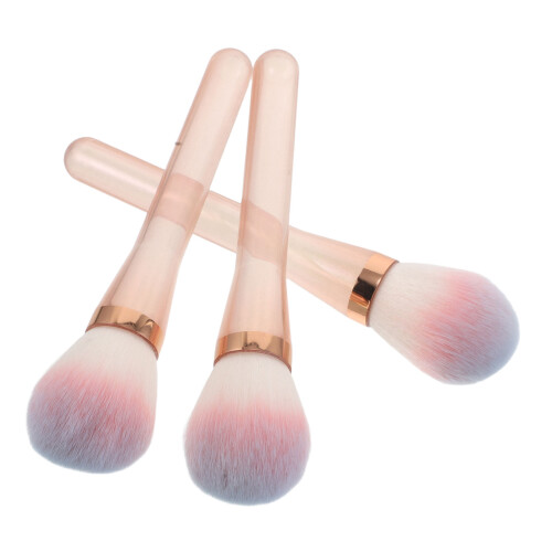 9Pcs Pink Makeup Brush Set Plastic Fiber Soft Contour Blending Tools 1