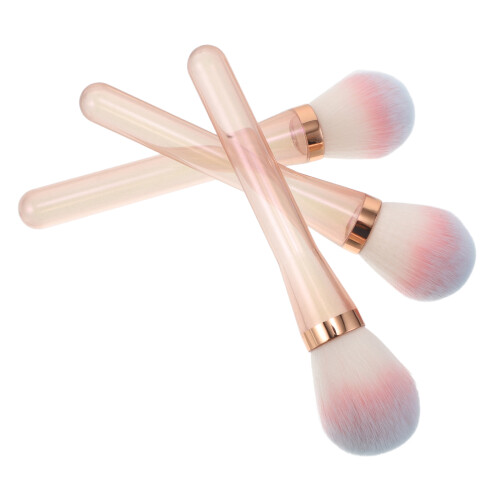 9Pcs Pink Makeup Brush Set Plastic Fiber Soft Contour Blending Tools 2