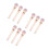 9Pcs Pink Makeup Brush Set Plastic Fiber Soft Contour Blending Tools 5