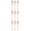 9Pcs Pink Makeup Brush Set Plastic Fiber Soft Contour Blending Tools 7