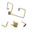 4Pcs Car Windshield Wiper Arm Springs Metal Pressure Replacement Kit 11