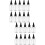 20Pcs Empty Plastic Applicator Bottles for Cosmetics and Craft Use 8