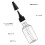 20Pcs Empty Plastic Applicator Bottles for Cosmetics and Craft Use 11