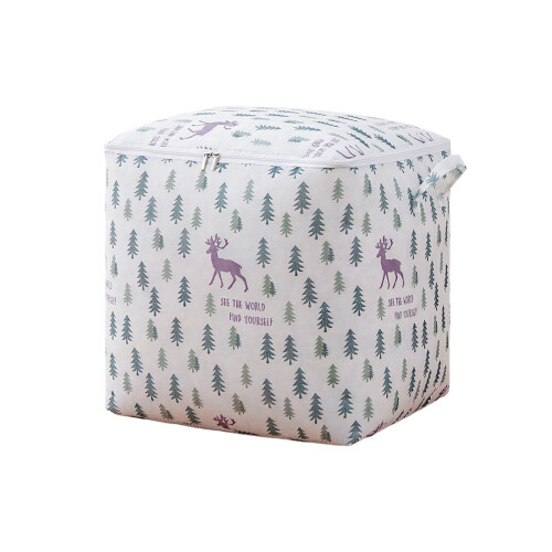 Non-Woven Zip Storage Bag 135L with Handles 1