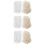 6Packs Colorful Crinkle Paper Gift Basket and Box Stuffing 10