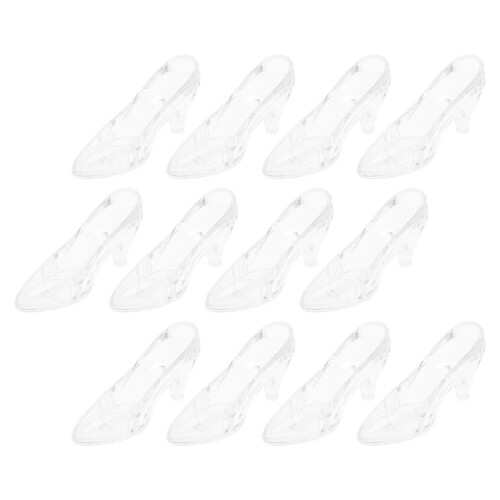 48Stk Transparente Schuhdeko Feines Kristall Desktop Ornament 2