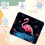 Flamingo Rainforest muismat met rubberen onderkant (1 stuk) 3