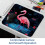 Flamingo Rainforest muismat met rubberen onderkant (1 stuk) 7