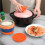 Universal Silicone Suction Placemat Non-Slip Dinnerware Mat for Bowls Plates Easy Clean Multipurpose Tableware Stabilizer 5