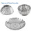 Vegetable Steamer Basket Stainless Steel Folding 6.3 to 4