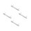 4Pcs Multifunctional Silver Metal Book Ring Binder for DIY Notebooks 10
