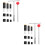 2Sets Hot Stop Pin and Wrench Plumbing Tool Assorted Colors 8