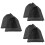 6Pcs Black Mesh Water Pump Filter Bags Polyester Drawstring for Pond 7