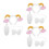 3Sets Weiche Schafsohren Haarreif Mit Clip- Kostümset 4