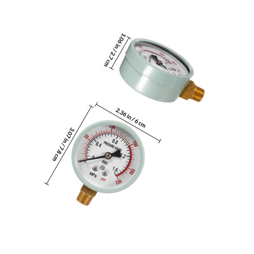 Nauwkeurigheid Ijzeren Drukmeter Voor En Compressor 1