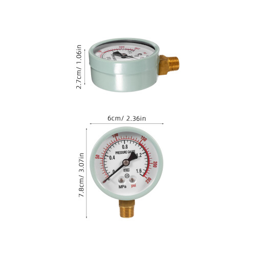 Nauwkeurigheid Ijzeren Drukmeter Voor En Compressor 2