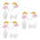 3Sets Weiche Schafsohren Haarreif Mit Clip- Kostümset 7