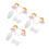 3Sets Weiche Schafsohren Haarreif Mit Clip- Kostümset 10