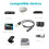 XLR Male to Dual 6.35mm Plug Audio Microphone Cable Microphone Cable Adapter Y-Splitter 1m 5